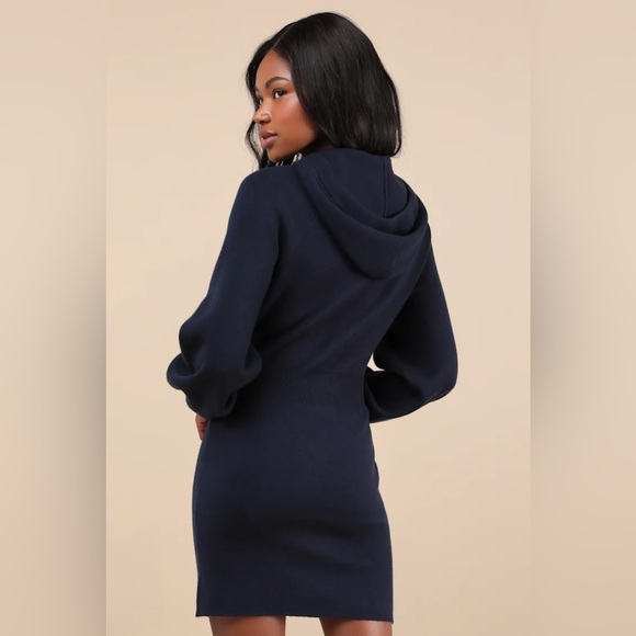 Lulus Sweater Dress Hoodie - Style: Laidback Moments - Picture 3 of 8